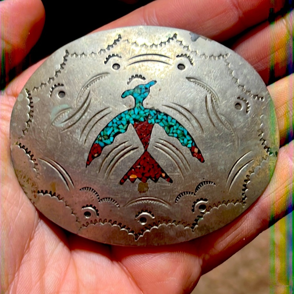 Vintage Thunderbird Buckle